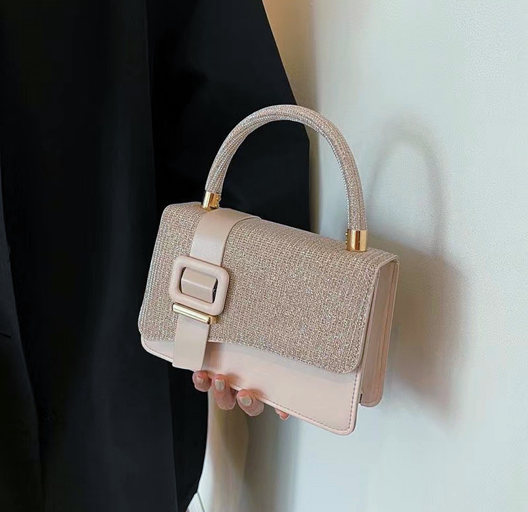 GREY [hot selling] fashion stitching small square bag hig-end  texture crossboy bag